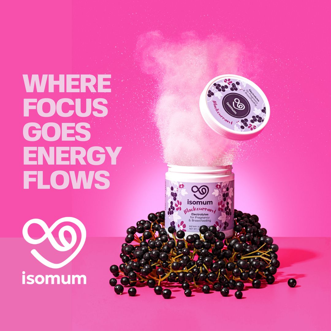 ISOMUM - energy and wellness drink for expecting and new mums.