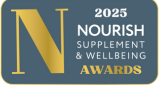 Nourish Supplement & Wellbeing Awards badge